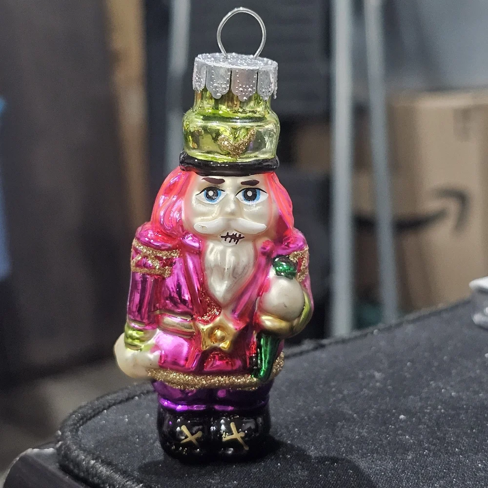 Nutcracker Ornament Vintage Rauch  Glass, Makers of Christopher Radko Christmas